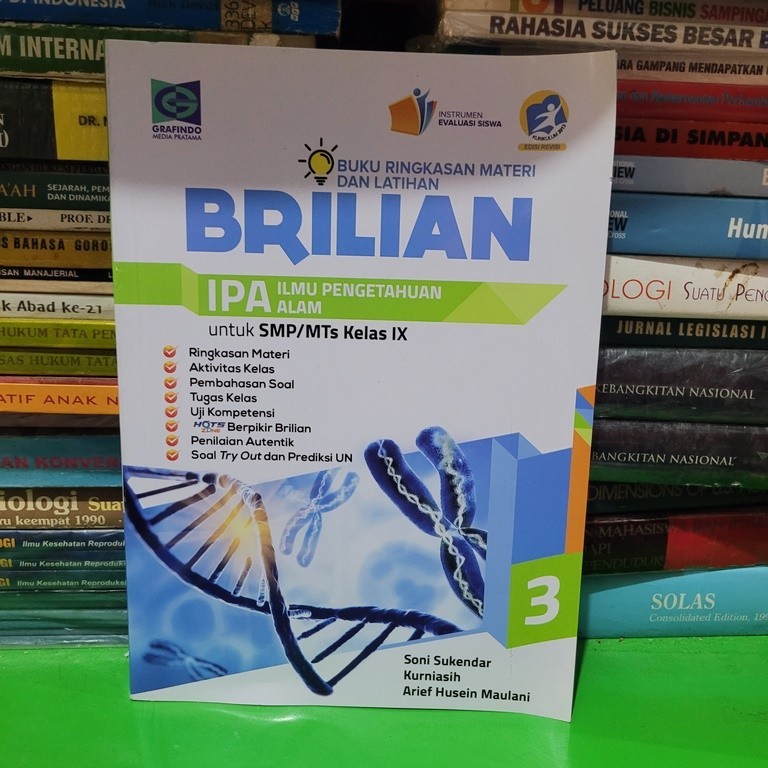 BUKU BRILIAN IPA KELAS 3 SMP GRAFINDO