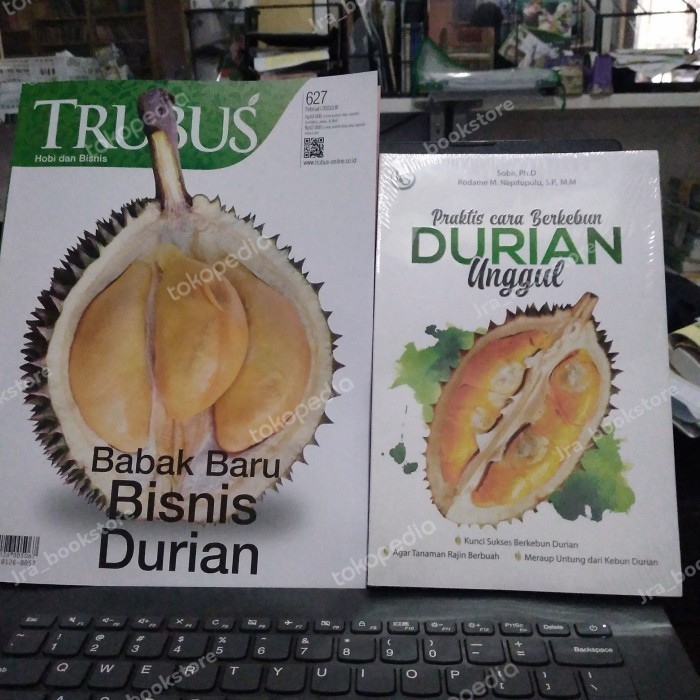 

Buku durian paket majalah trubus & praktis cara berkebun Durian unggul