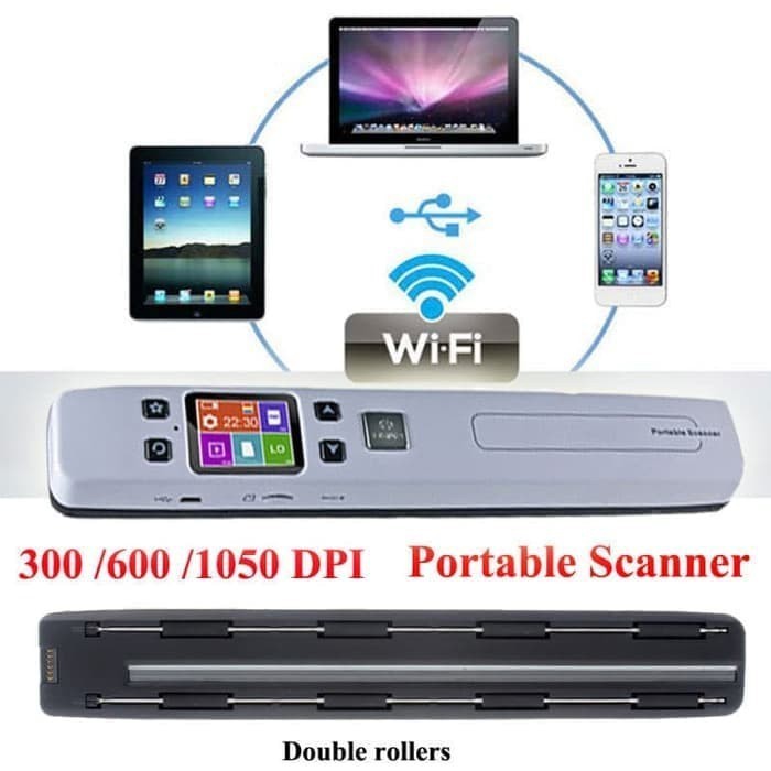 

Alat Scan Wireless Portable Majalah Buku Kertas Resolusi MAX 1050DPI