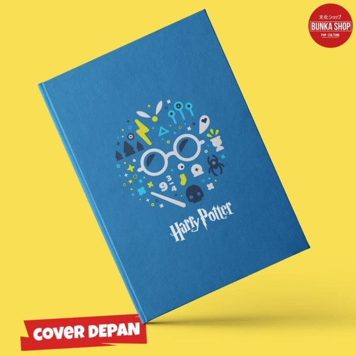 

Menakjubkan Note Book Film Harry Potter Flat Design Blue Cover Hardcover A5 Diskon