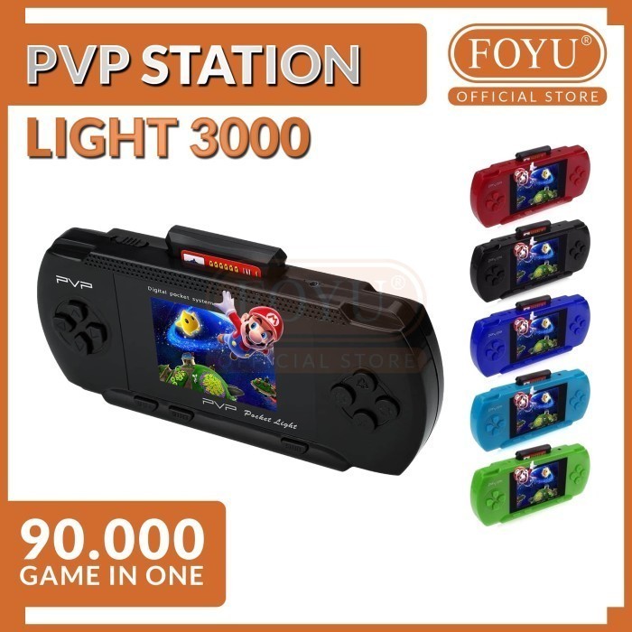 Mainan Gameboy Gamebox Pvp Station Light 3000 Anak Fullcolour