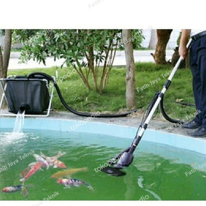 Vacuum Pembersih Kotoran Kolam Ikan Renang Pond Cleaner Kolam Renang