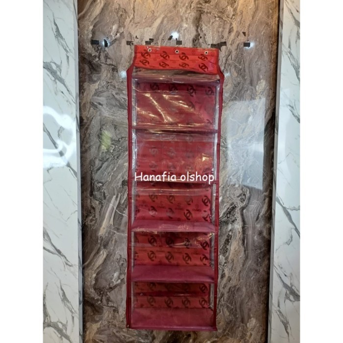 Hanafia Tempat Tas Original Rak Tas Jumbo Rak Tas Gantung Dinding