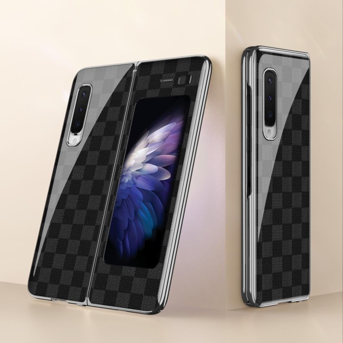 Samsung Galaxy Fold 1 Gkk Case Luxury Pattern Glass Original