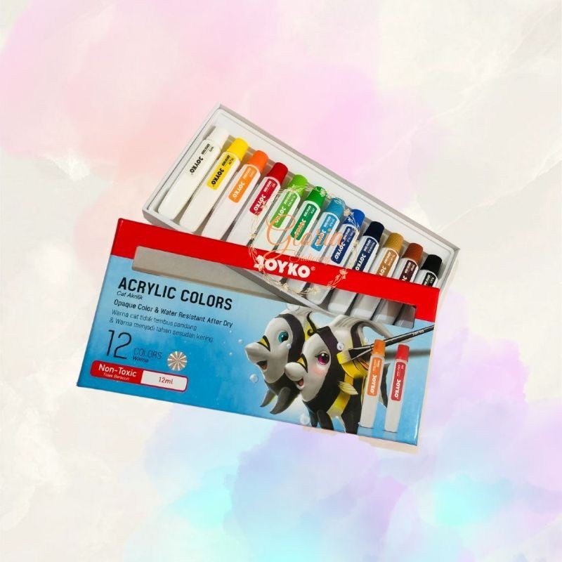 

Joyko Acrylic Colors/ Cat acrylic 12 warna Joyko
