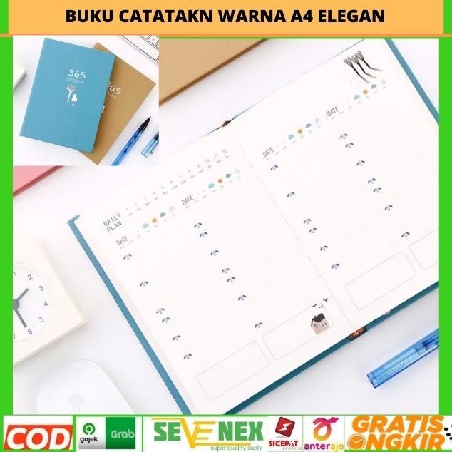 

Berkualitas Buku Catatan Diari Note Book Elegan A5 Bergaransi