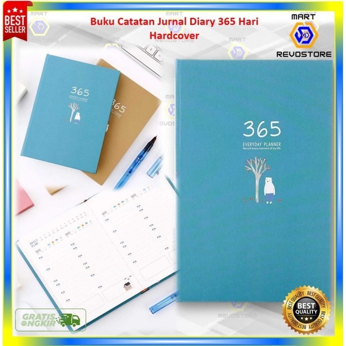 

Eklusif Buku Catatan Jurnal Diary 365 Hari Hardcover Terlaris