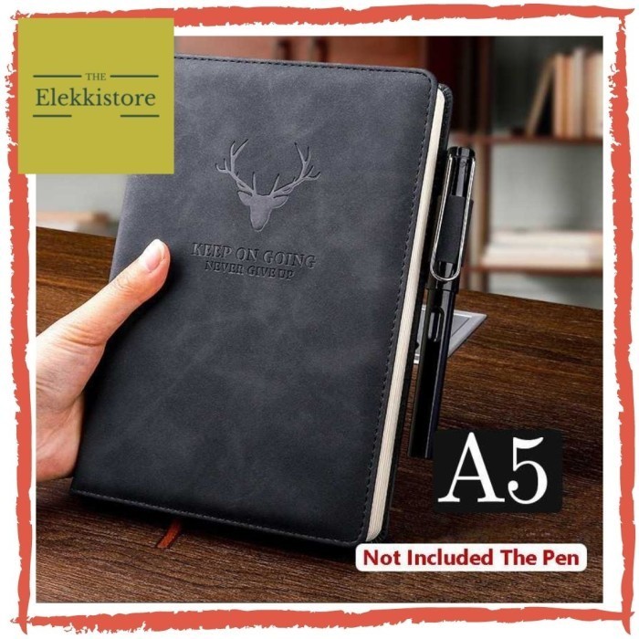 

Bagus Buku Notebook Agenda/ Planner/ Jurnal Harian Cover Kulit A5 180 Lembar Hemat