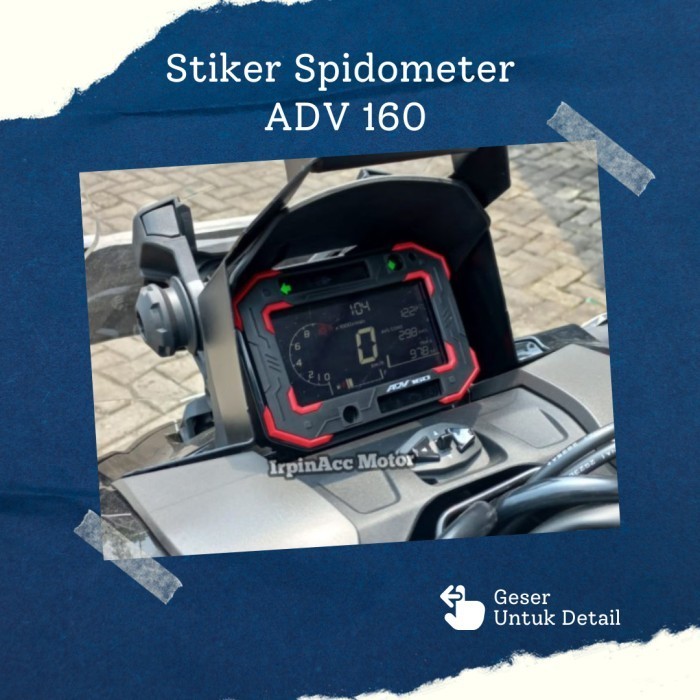 Stiker Antigores Spidometer ADV 160 V2 Karet Stiker ADV 160 Karet