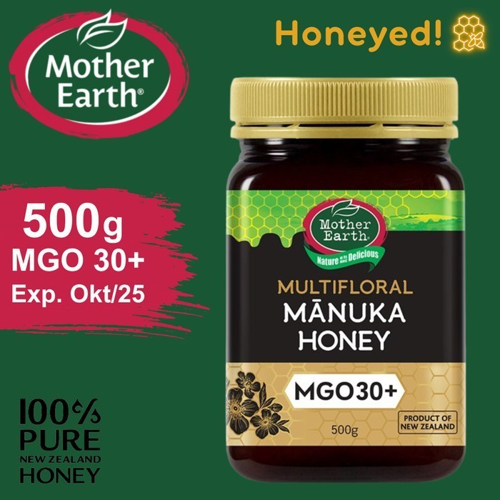 

Madu Mother Earth Multifloral Manuka Honey MGO 30+ 500g