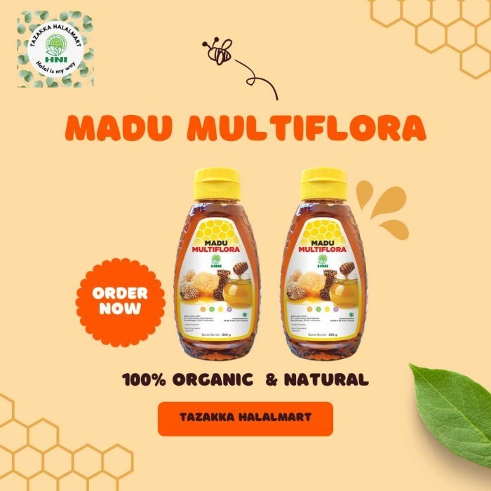 

MADU MULTIFLORA HNI HPAI 100% Madu Asli Madu Murni Berkualitas