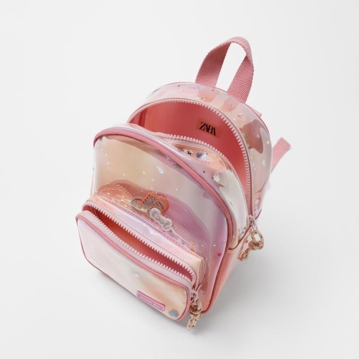 Baru TAS RANSEL ZARA GLOSSY GLITTER ANAK PEREMPUAN BA2208 TAS ANAK FASHION
