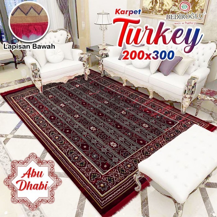 Alit - Karpet Lipat/Ambal Turki Jumbo 200X300