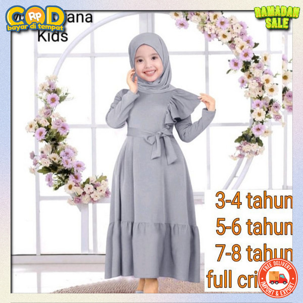 Longdres Anak Cewek Bju Muslimah Ansk Kecil Ghames Gemis Anakk Berkualitas Bj Gamis Usia Tanggung Mu