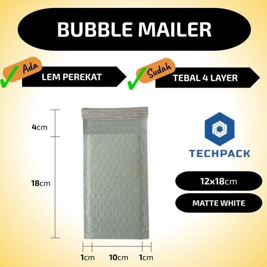 

Amplop Bubble Mailer Wrap Envelope Buble Polymailer 12X18 Cm 12 X 18