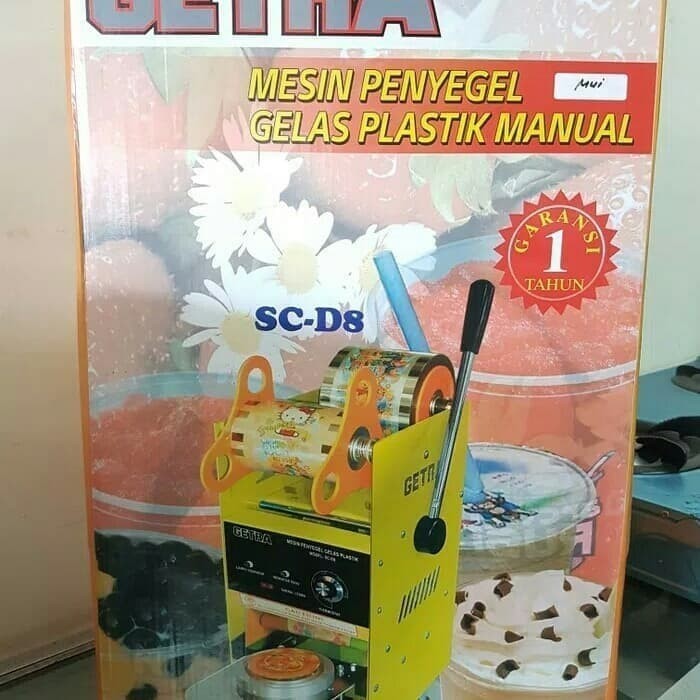 Cup Sealer Getra Sc-D8/ Mesin Pres Gelas Plastik