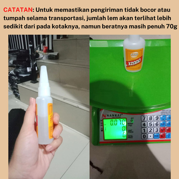 

Lem X2000 Whitetiger 50Ml Perekat Kuat Untuk Semua Bahan