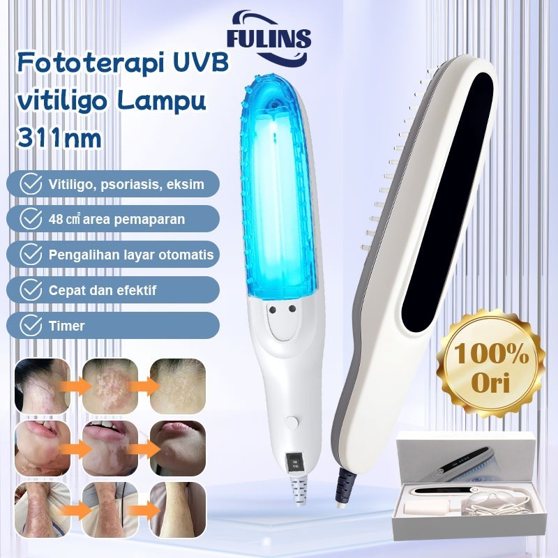 Fototerapi Uvb Vitiligo 311Nm Lampu Light Portabel Timernya Repigmen Psasis Vitiligo Eksim