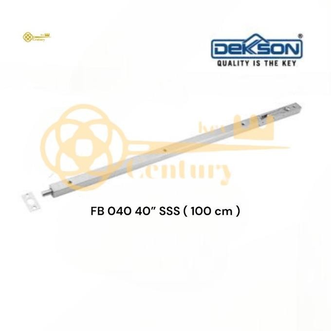 Flush Bolt Fb 040 40 Inch 100 Cm Dekkson Grendel Tanam Slot Pintu Kayu