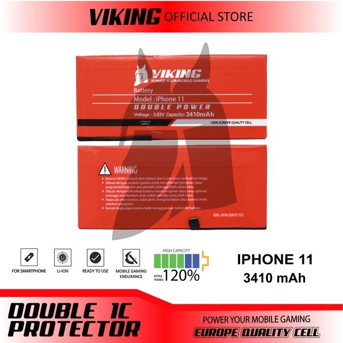 Viking Baterai 11 Double Power