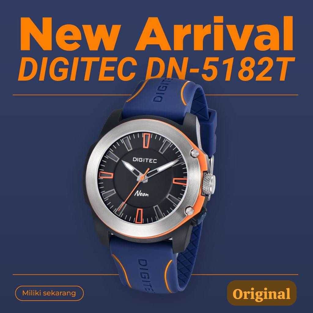 Jam Tangan Pria Digitec DN-5182T Neon Original / Jam Pria Digitec Neon Fullset