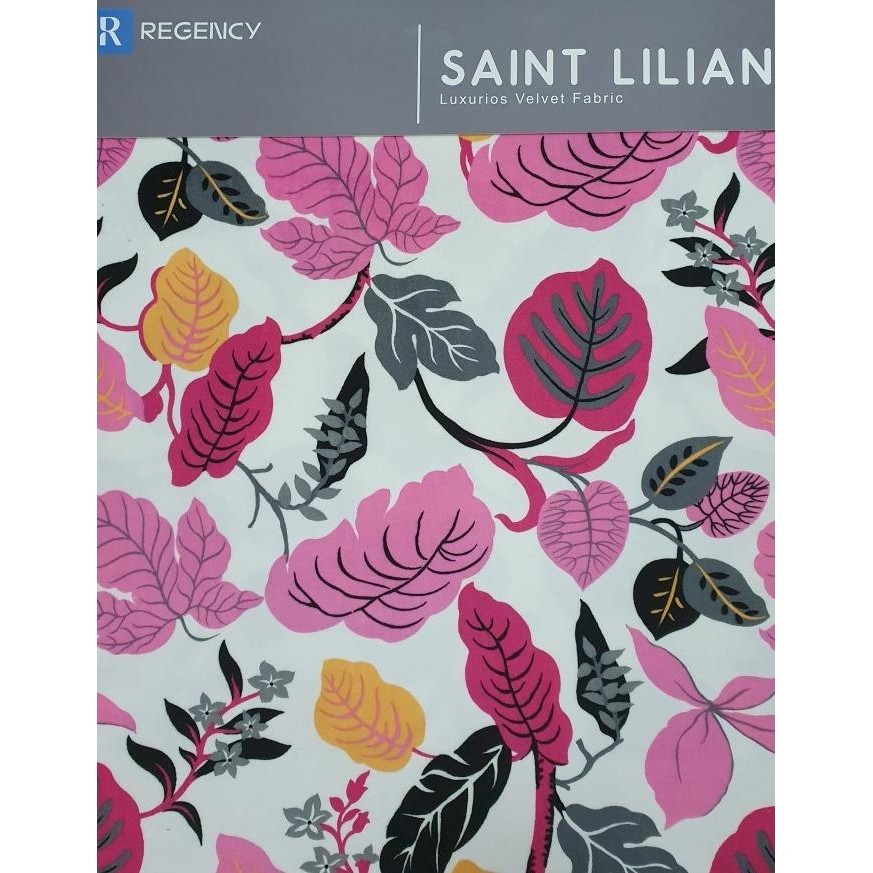 Update KAIN BLUDRU VELVET PRINT MOTIF - BYUL (BANTAL SOFA, KURSI, JOK, TAS) 