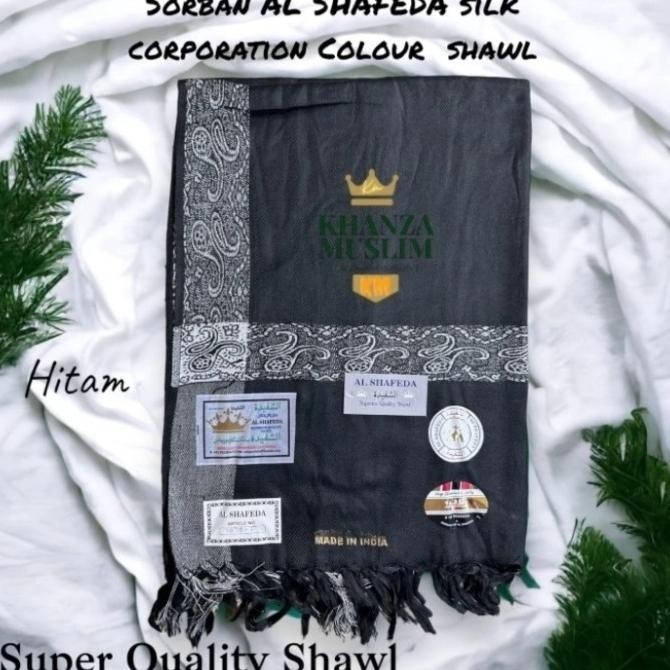 Sorban Haji Kashmiri Biru Terbaru