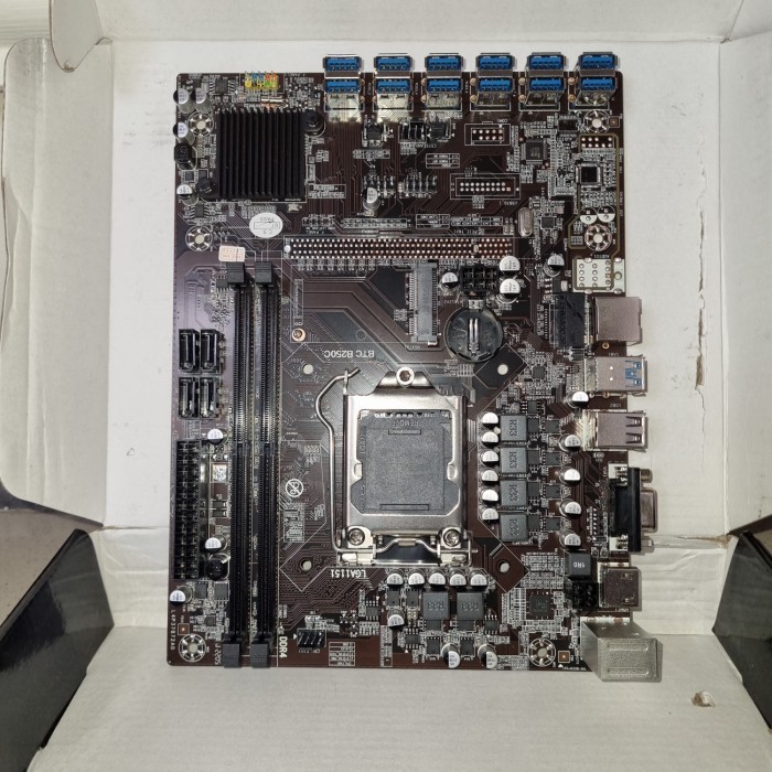 Terlaris Btc250 Usb Motherboard Khusus Mining 12Slot Usb