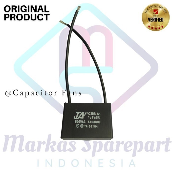 Terlaris Kapasitor Cbb61 1Uf 500V 1Uf500V Ta Kapasitor Import Grade A+ Promo Terbaru