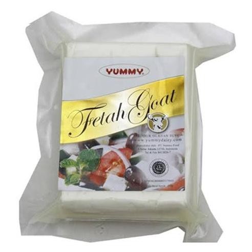 

Yummy Feta Goat Cheese 250 gr | Keju yummi Fetta Fettah Olahan