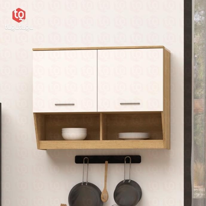 DERYL Lemari / Rak / Bufet Gantung Dapur Kitchen Wall Cabinet 2 Pintu