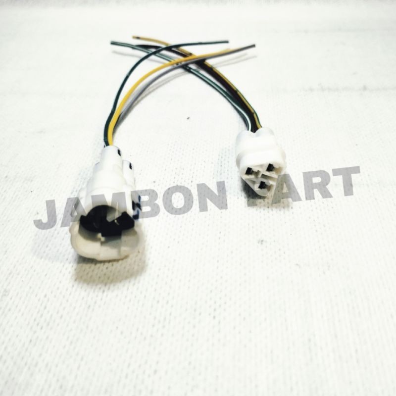 Soket Segitiga DLC Yamaha Soket PNP Soket Stoplamp Nmax New Male Female