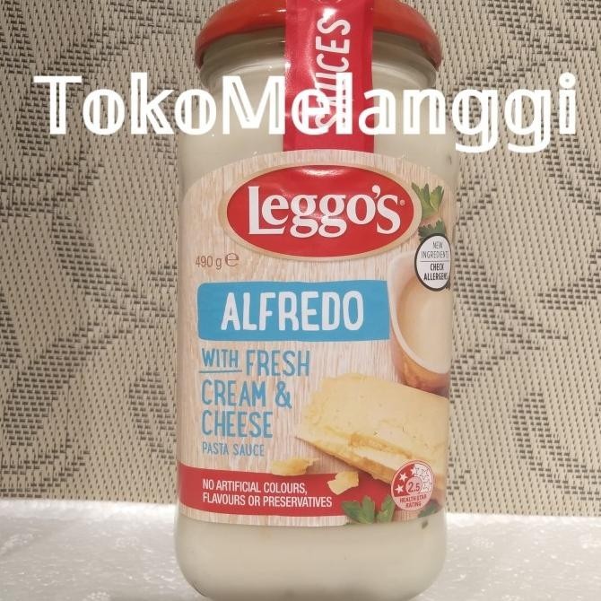 

Leggo's Leggos Pasta Sauce Alfredo Fresh Cream & Cheese 500 gr