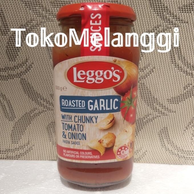 

Leggo's Leggos Pasta Sauce Roasted Garlic Chunky Tomato & Onion 500 g