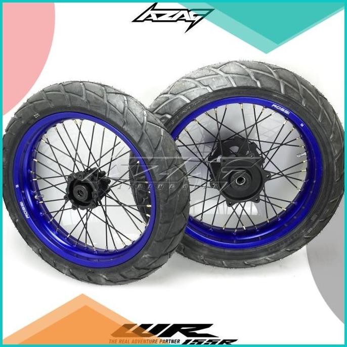 ban set ring 17 supermoto yamaha wr 155 rossi expedition zeneos blue 1