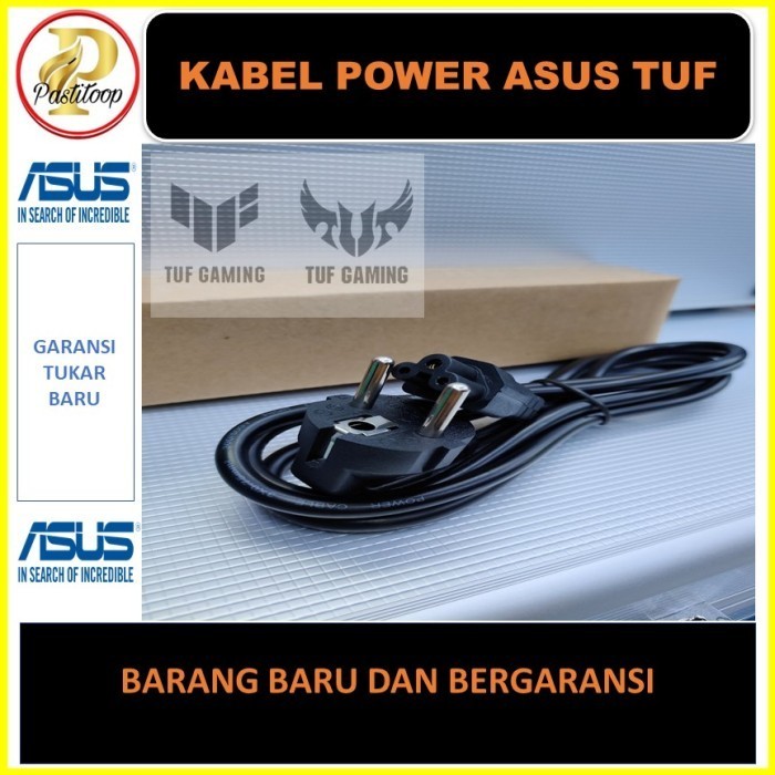 Terlaris Kabel Power Charger Laptop Asus Tuf Original 3 Lubang Promo Terbaru