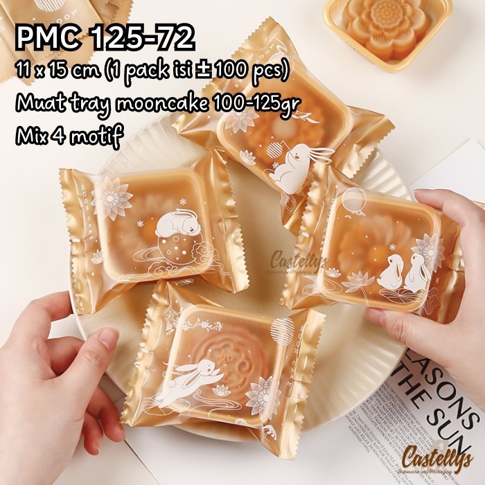 

!!!!!!] Plastik Mooncake 100gr - 125gr PMC 125-72 Kue Pia Bulan Snowskin Mochi