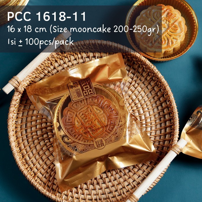 

paling diminati] Plastik Mooncake 200gr - 250gr PCC 1618-11 Kue Bulan Pia Snowskin