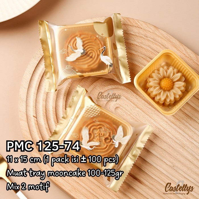 

siap kirim] Plastik Mooncake 100gr - 125gr PMC 125-74 Kue Pia Bulan Snowskin Mochi