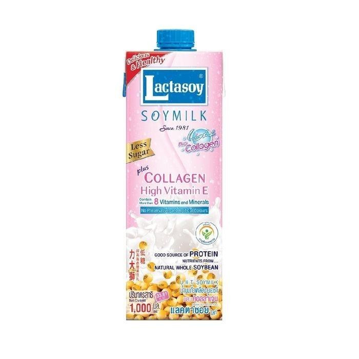 

LACTASOY COLLAGEN SOY MILK SUSU KACANG KEDELAI DENGAN KOLAGEN 1L SOYA Best Seller