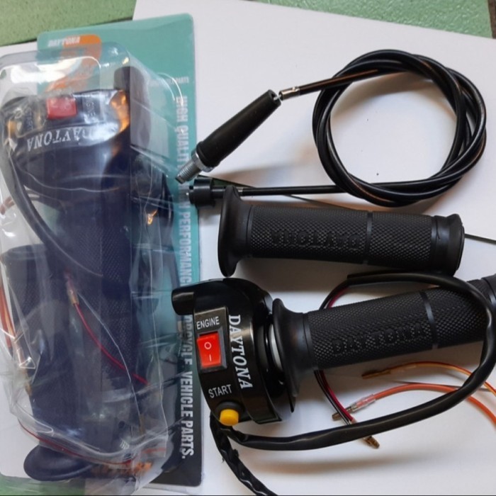 Promo Bayar COD Gas Spontan Daytona Tombol 2 Stater Saklar On Off / Gas Hand