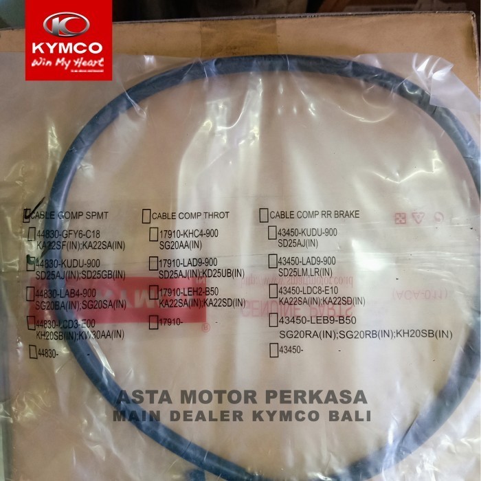 New KABEL SPIDOMETER KYMCO METICA