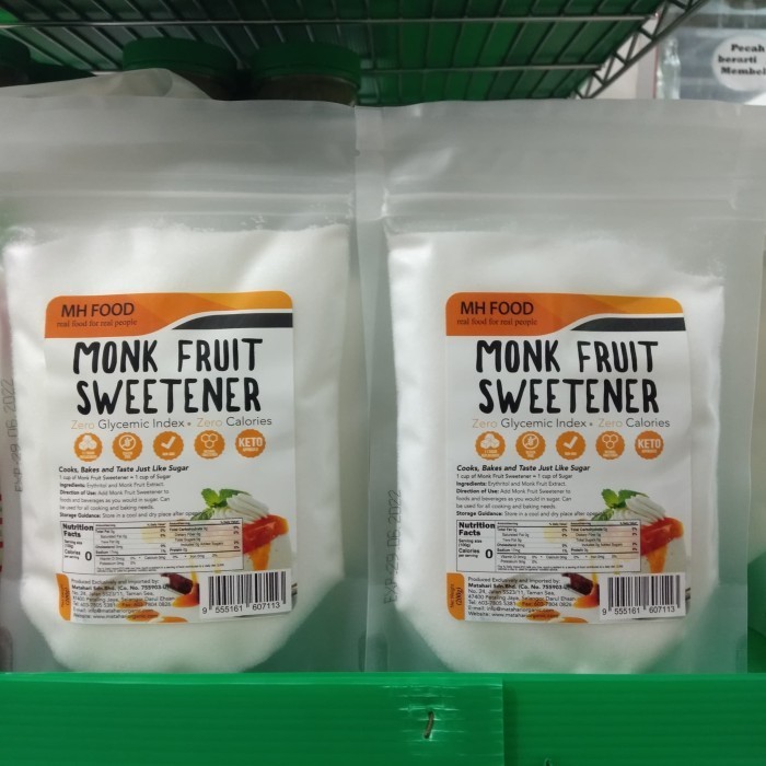 

Monk Fruit Sweetener 200Gr 014