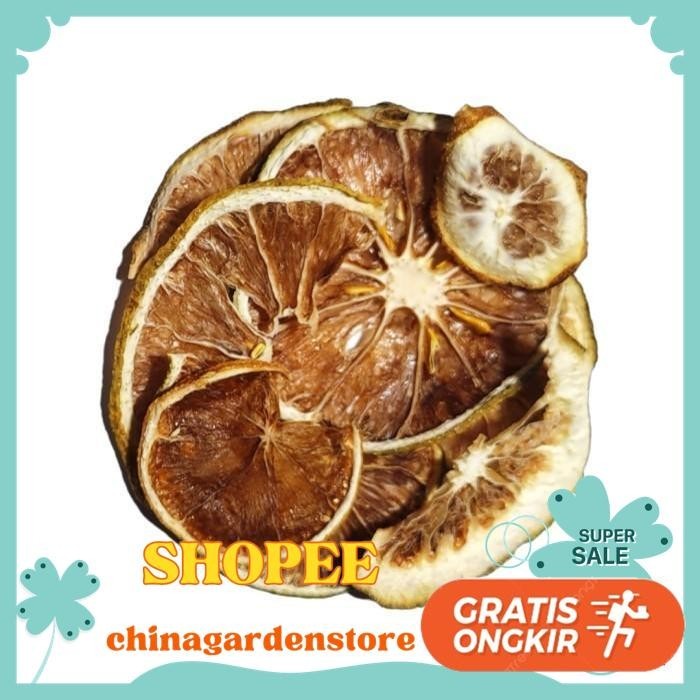 

(GRADE B) DEHYDRATED DRIED LEMON SLICE / BUAH LEMON KERING 50 GRAM PRODUK TERBAIK