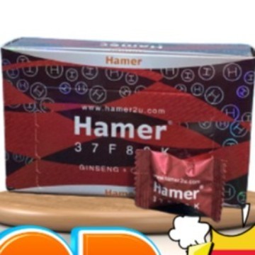 

Hammer Candy Original 1Box 30Pcs Permen Rasa Gingseng Asli Bpom