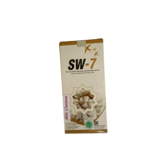 

Sw 7 Minuman Kesehatan Serbuk Sarang Walet Asli 100% 1 Dus (10Sachet)