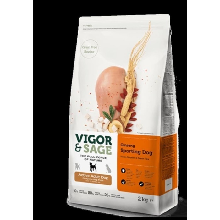 

Vigor Sage Gingseng Sporting Active Adult, Dog 2Kg