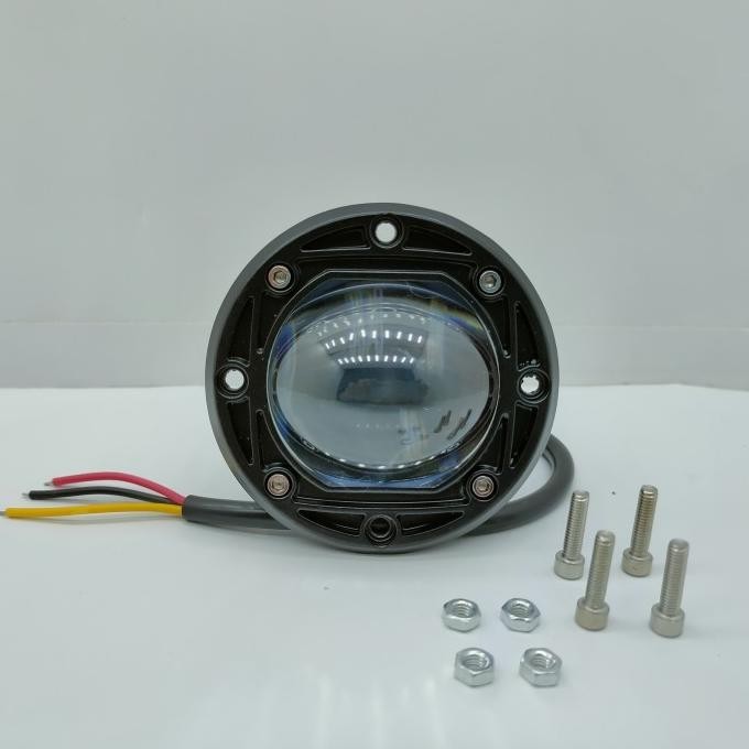 LAMPU FOGLAMP LASER GUN LED BUMPER MOBIL 30W 8D BEMPER OFFROAD BULAT