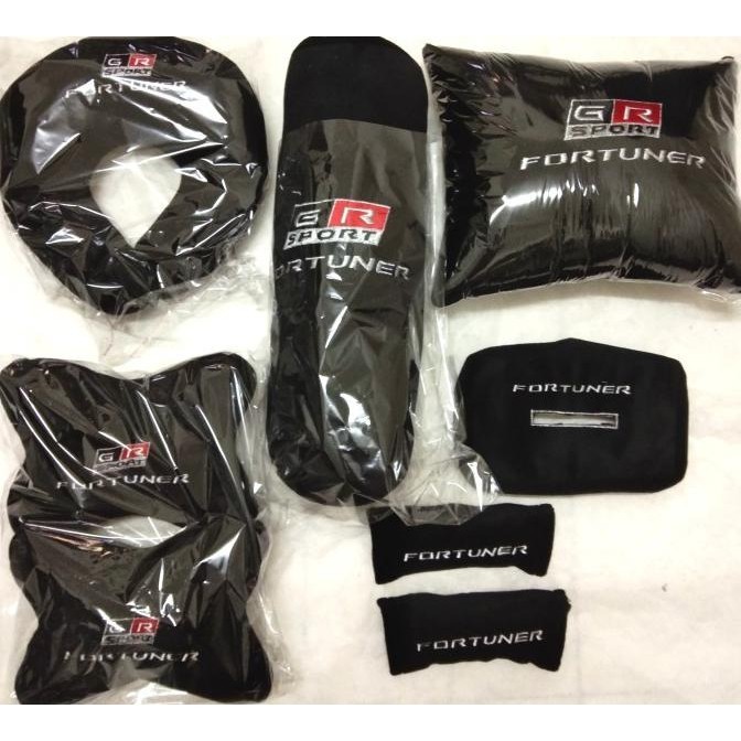 Aksesoris Toyota All New Fortuner GR Sport Bantal Mobil bordir 6 in 1