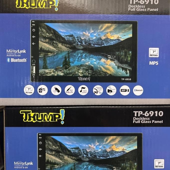 Head Unit Deckless Double Din Audiobank Mirror Link 7Inch